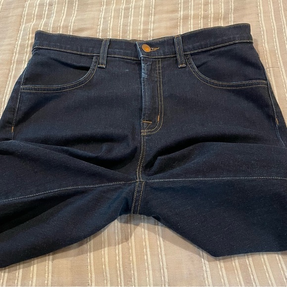J Brand Maria High Rise Skinny Jeans in Starless Dark Wash 29 - Picture 6 of 14